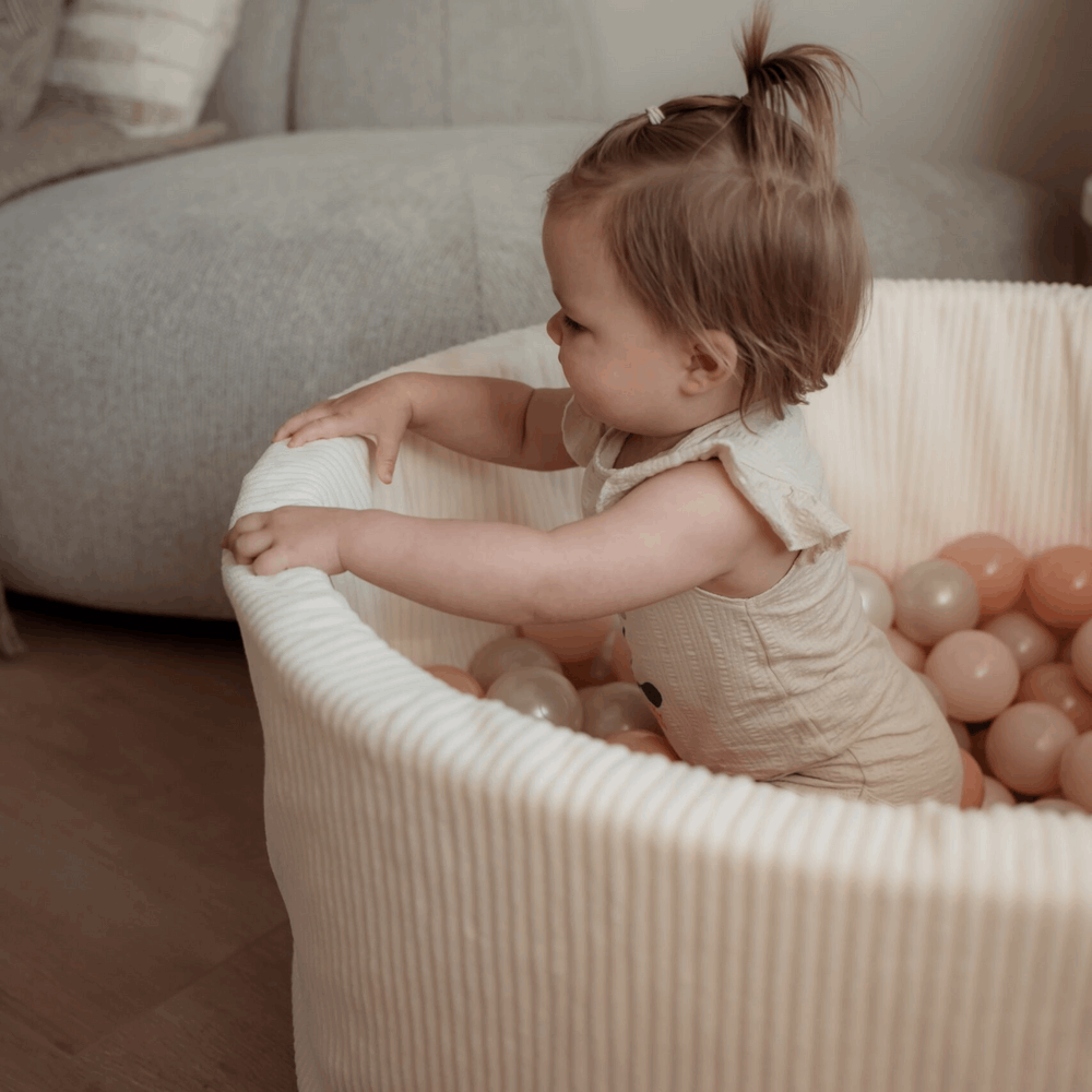 Vaikiškas kamuoliukų baseinas pilkas meškiukas - MiniKampas