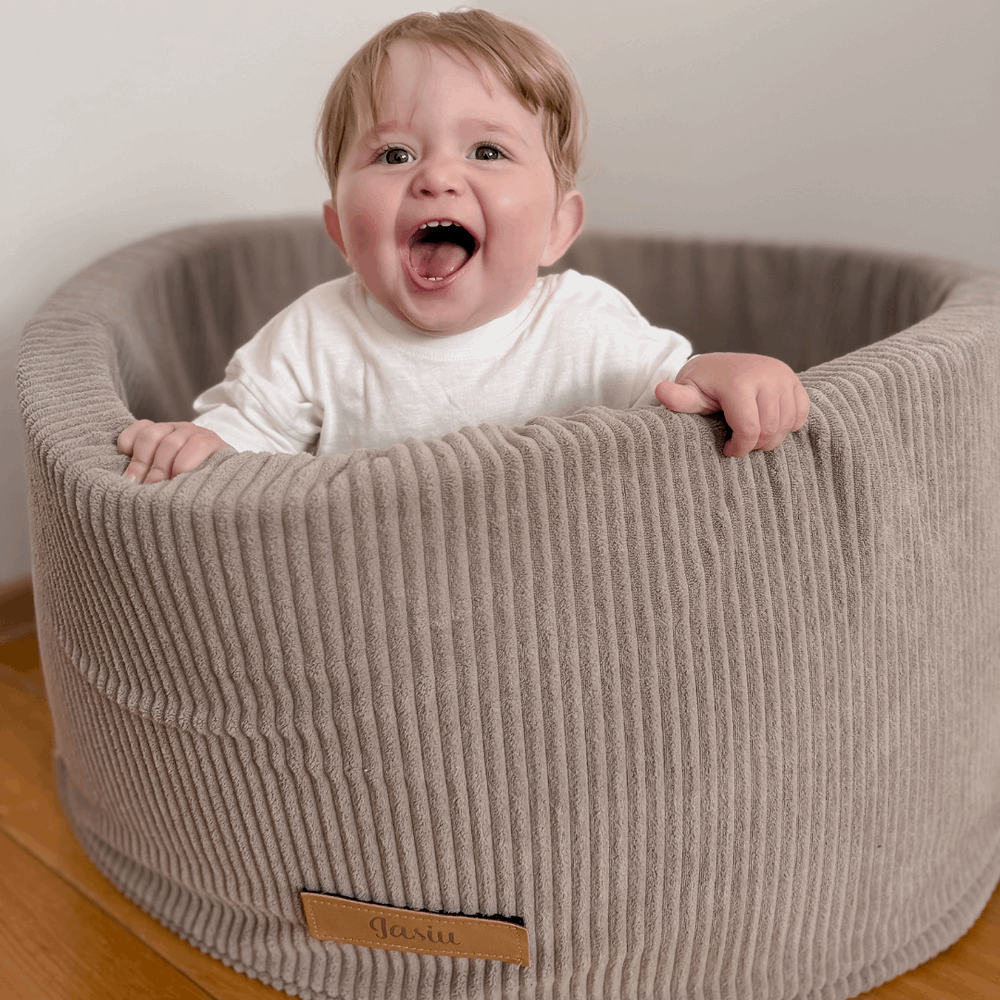 Vaikiškas kamuoliukų baseinas pilkas meškiukas - MiniKampas