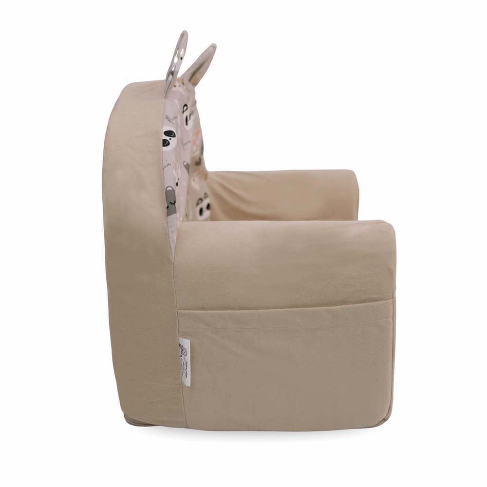 Personalizuotas putplasčio fotelis vaikams meškiukams - MiniKampas