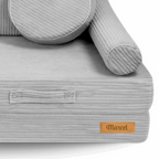 Personalizuota vaikiška sulankstoma sofa - smėlio spalvos - MiniKampas