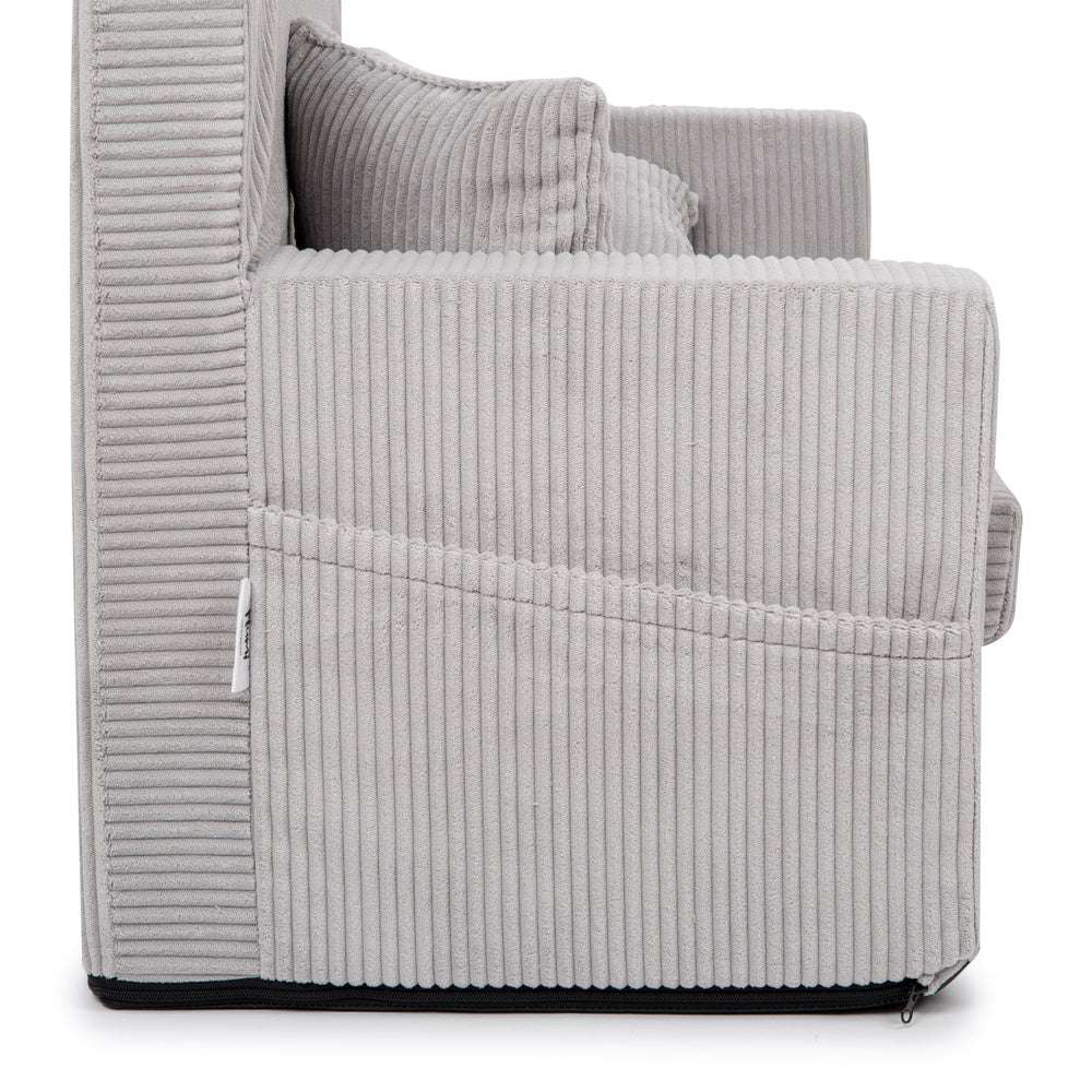 Personalizuota vaikiška sulankstoma sofa - pilka - MiniKampas