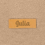 Personalizuotas kamuoliukų baseinas tamsiai smėlio spalvos meškiukas + 200 kamuoliukų - MiniKampas