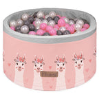 Asmeninis kamuoliukų baseino lamos raštas + 200 kamuoliukų - MiniKampas