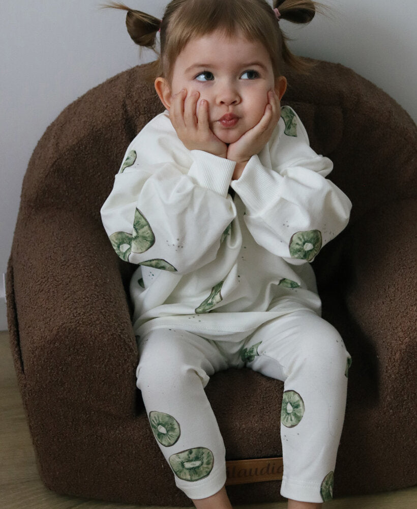 Personalizuotas putplasčio fotelis vaikams šokoladinis meškiukas - MiniKampas