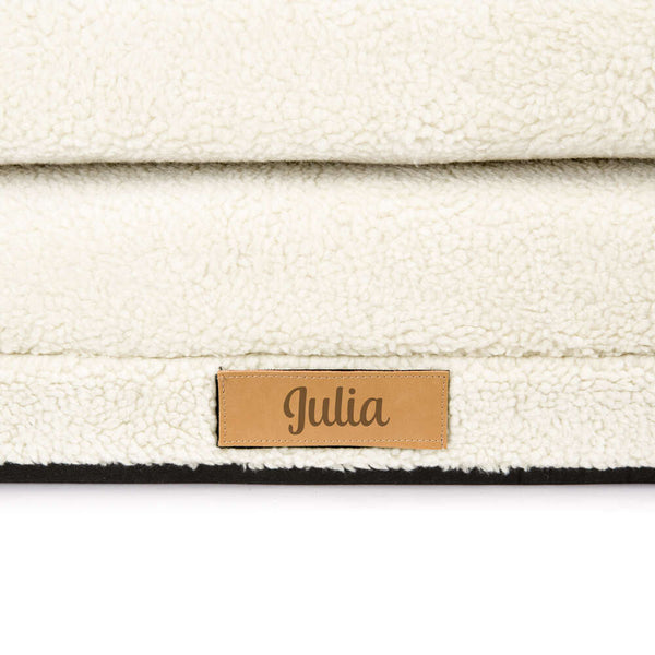 Personalizuotos vaikiškos sulankstomos sofos meškiukai šviesiai smėlio spalvos - MiniKampas