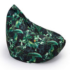 Sako krepšys-pufas XXL - žali lapai - MiniKampas