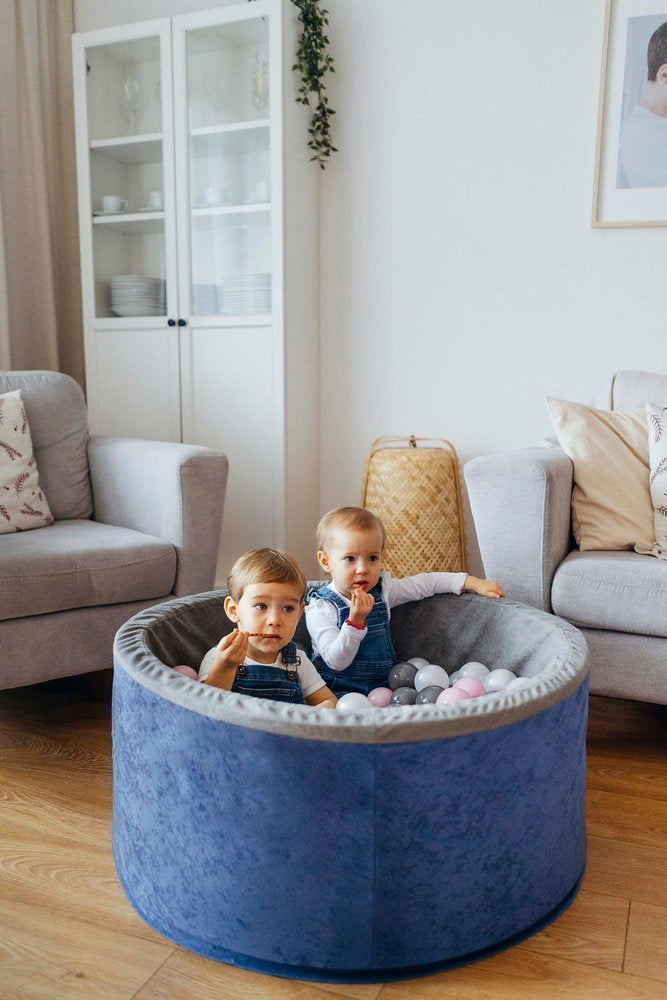 200 kamuoliukų rinkinys kamuoliukų baseinui, perlas - šviesiai pilka - sidabrinė - MiniKampas