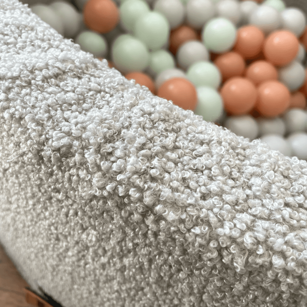 Personalizuota kamuoliukų baseinas pilkas meškiukas 200 kamuoliukų