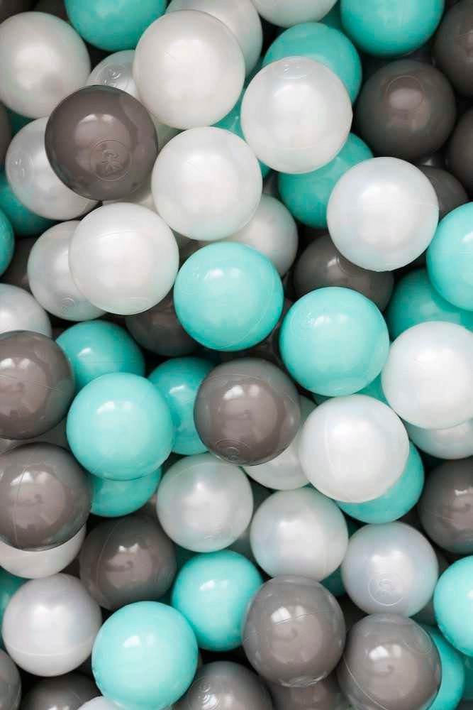 eng pl Set of 200 balls for Ball Pit mint dark grey pearl 55634 1