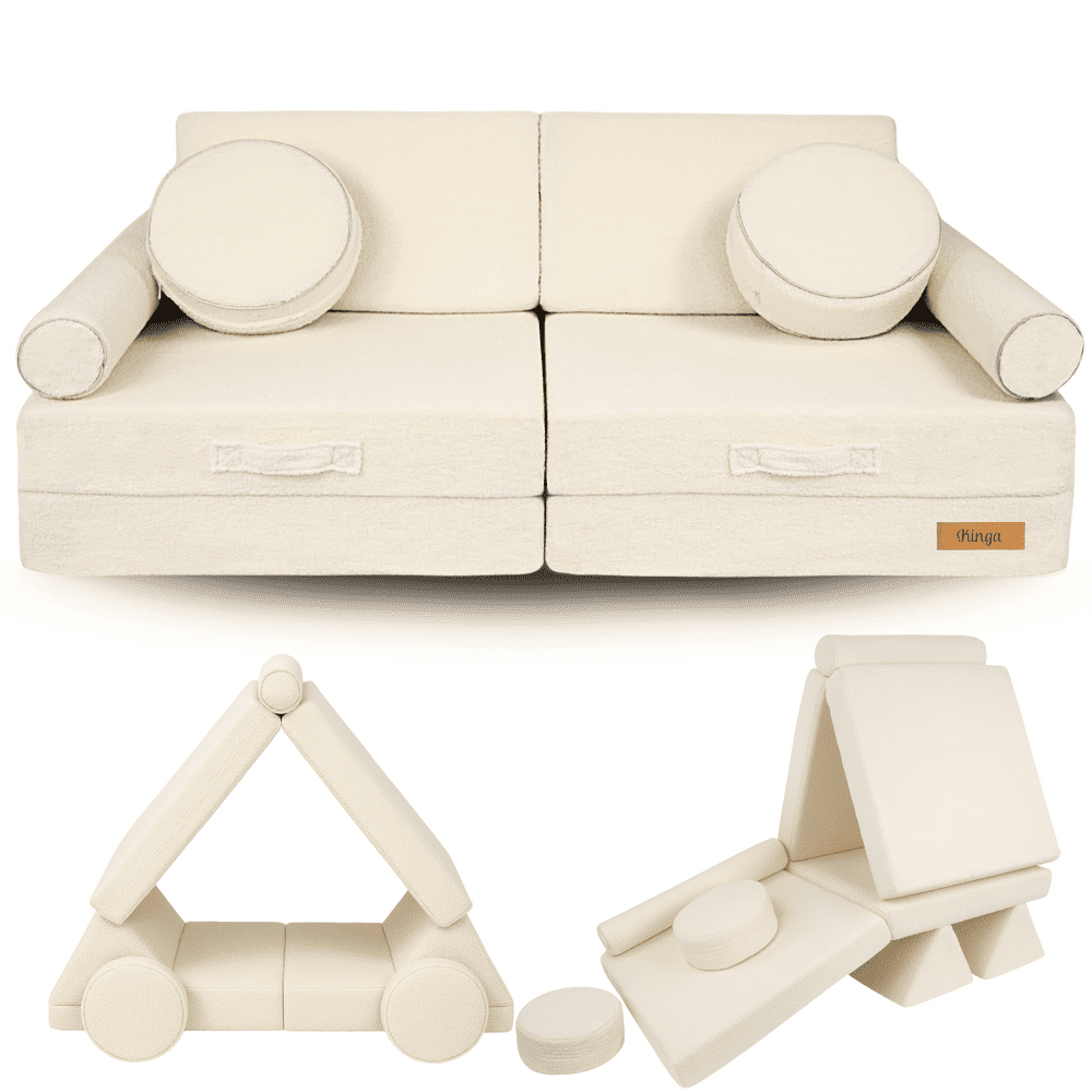 pol pl Modulowa sofa piankowa dla dzieci do zabawy jasny bez baranek 58132 5