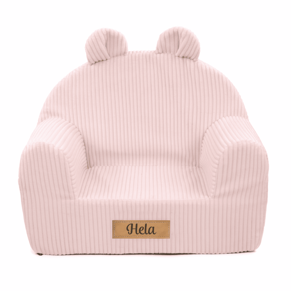 pol pl Personalizowany fotelik dzieciecy sztruks rozowy 58158 1
