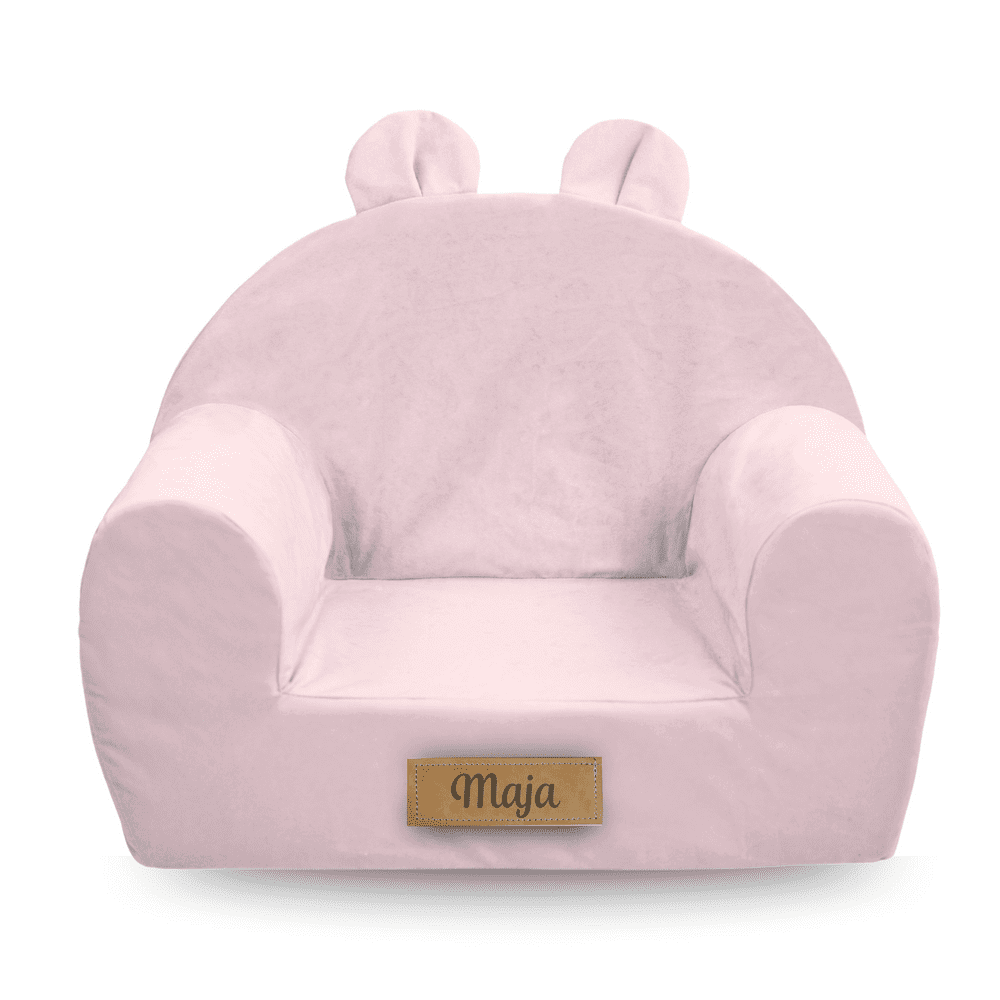 pol pl Personalizowany fotelik dzieciecy z uszami rozowy 56957 1