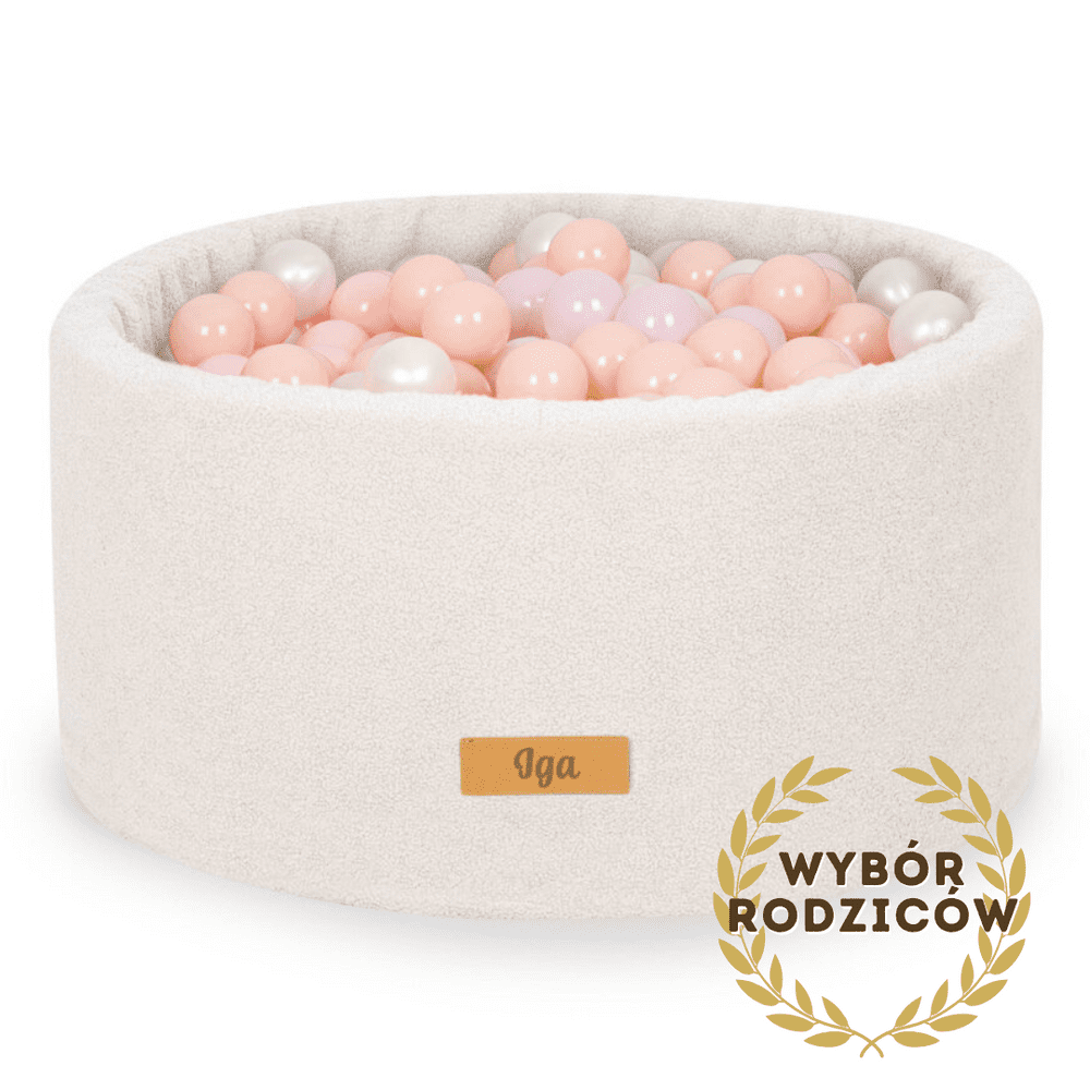 pol pl Personalizowany piankowy basen z kulkami JASNY BARANEK TEDDY 200 pilek w zestawie 57511 2