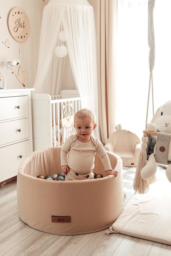 Personalizuotas putplasčio kamuoliukų baseinas BE ŠVIESOS, 200 kamuoliukų komplekte