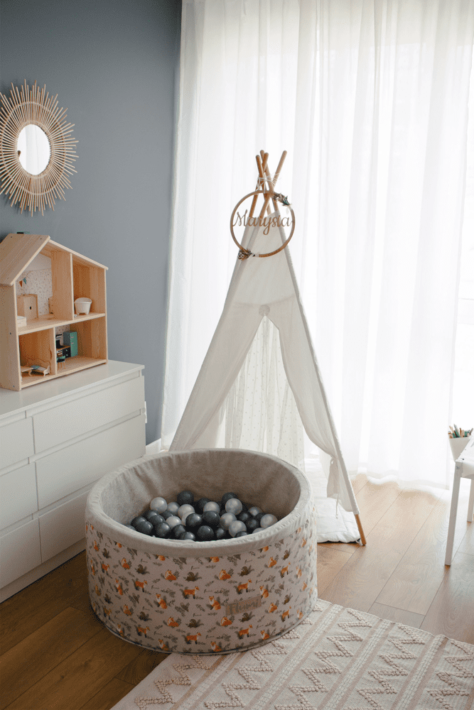 Personalizuota LISKI putplasčio kamuoliukų baseinas, 200 kamuoliukų komplekte