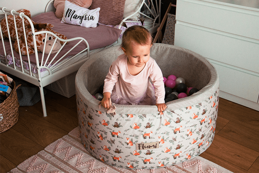 LISKI personalizuotas putplasčio kamuoliukų baseinas – 200 kamuoliukų komplekte - Image 6