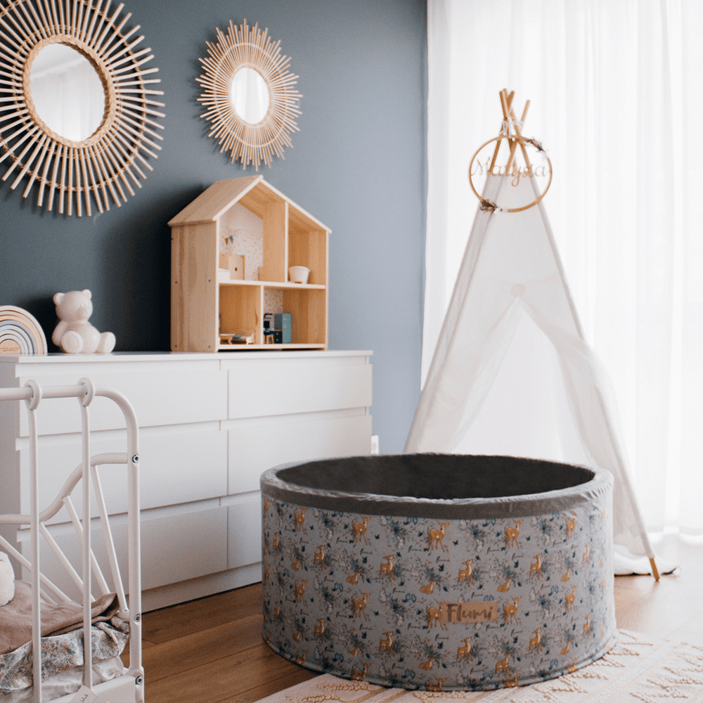 Personalizuotas putplasčio kamuoliukų baseinas SARENKI, 200 kamuoliukų komplekte