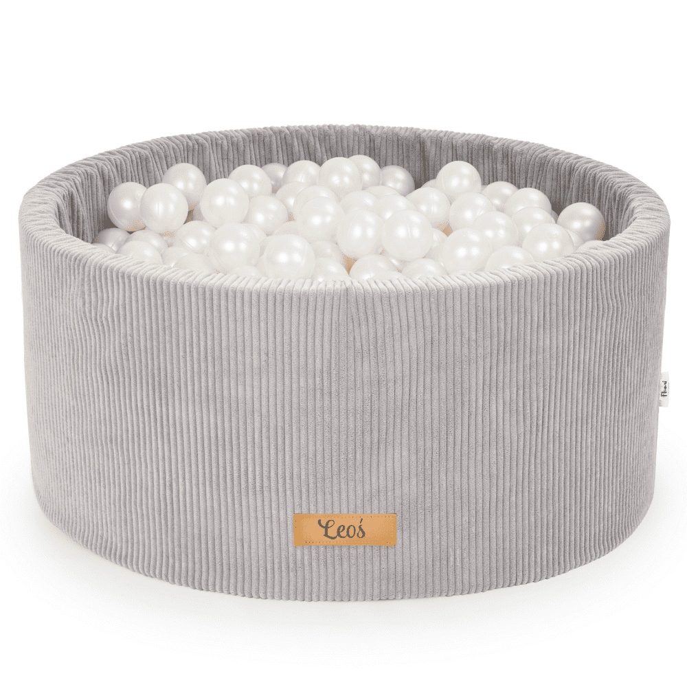 pol pl Personalizowany piankowy basen z kulkami SZARY SZTRUKS 200 pilek w zestawie 57818 2