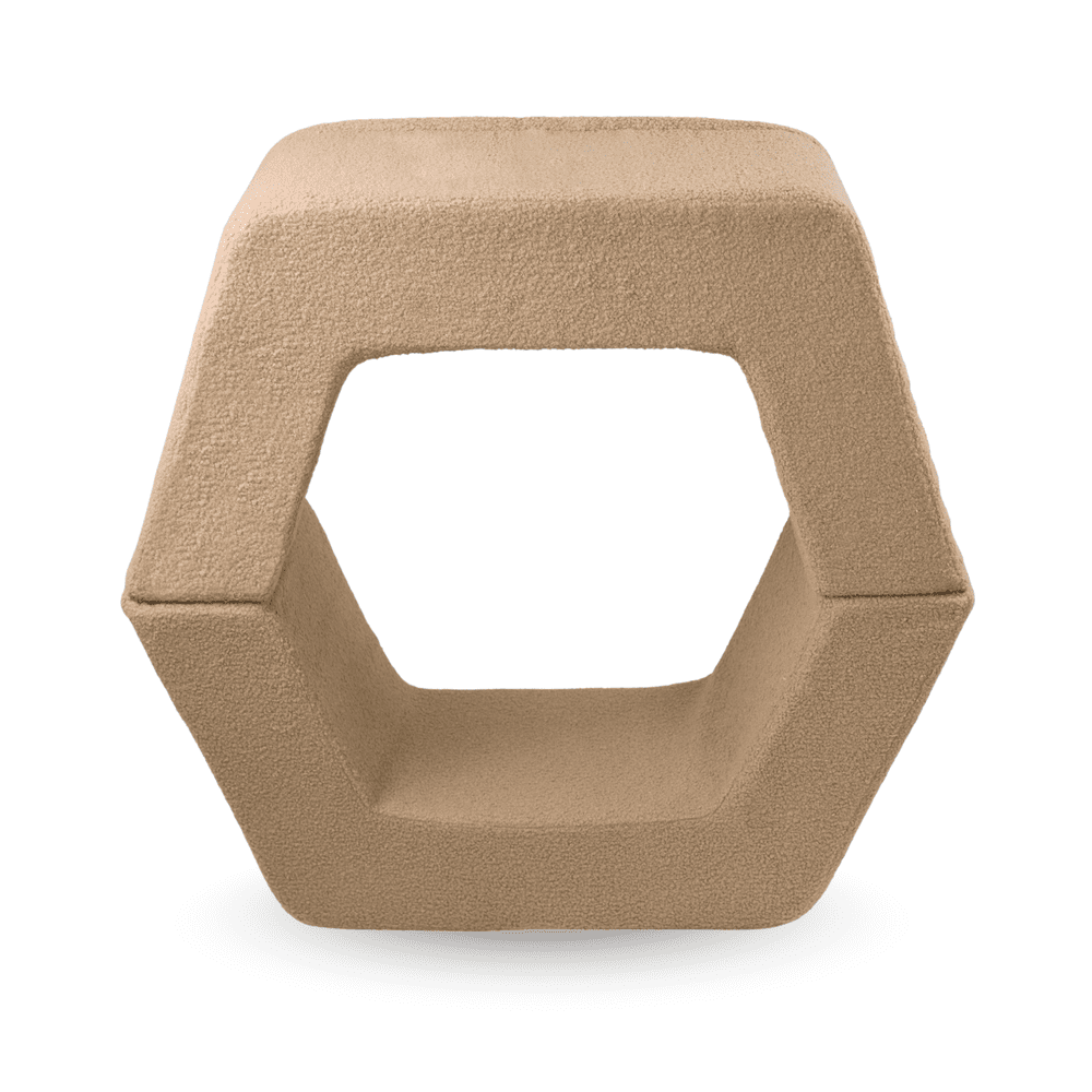 Pritaikoma putplasčio žaidimų aikštelė vaikams - modulinis Montessori rinkinys, tamsiai smėlio spalvos ėriena - Image 3