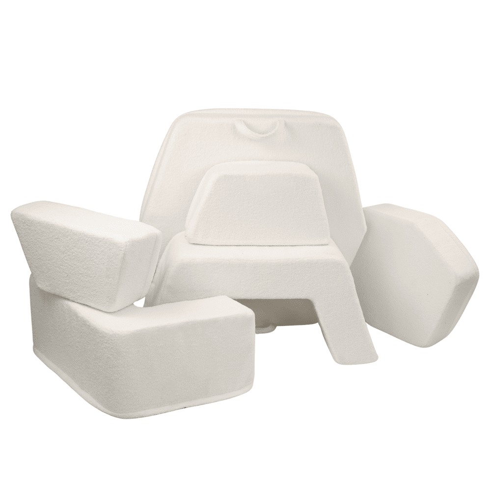 Putplasčio žaidimų aikštelė vaikams su personalizavimu modulinis Montessori rinkinys ėriena šviesiai smėlio spalvos