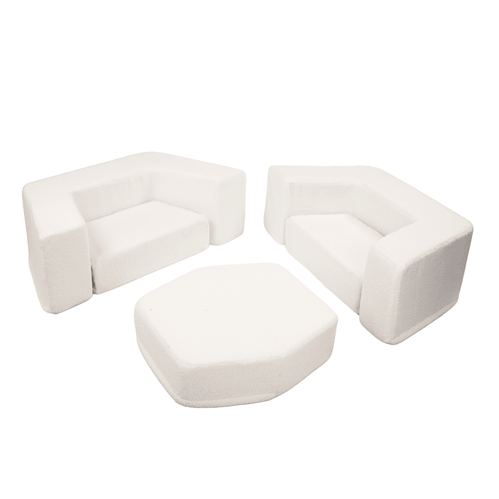 Putplasčio žaidimų aikštelė vaikams su personalizavimu modulinis Montessori rinkinys ėriena šviesiai smėlio spalvos