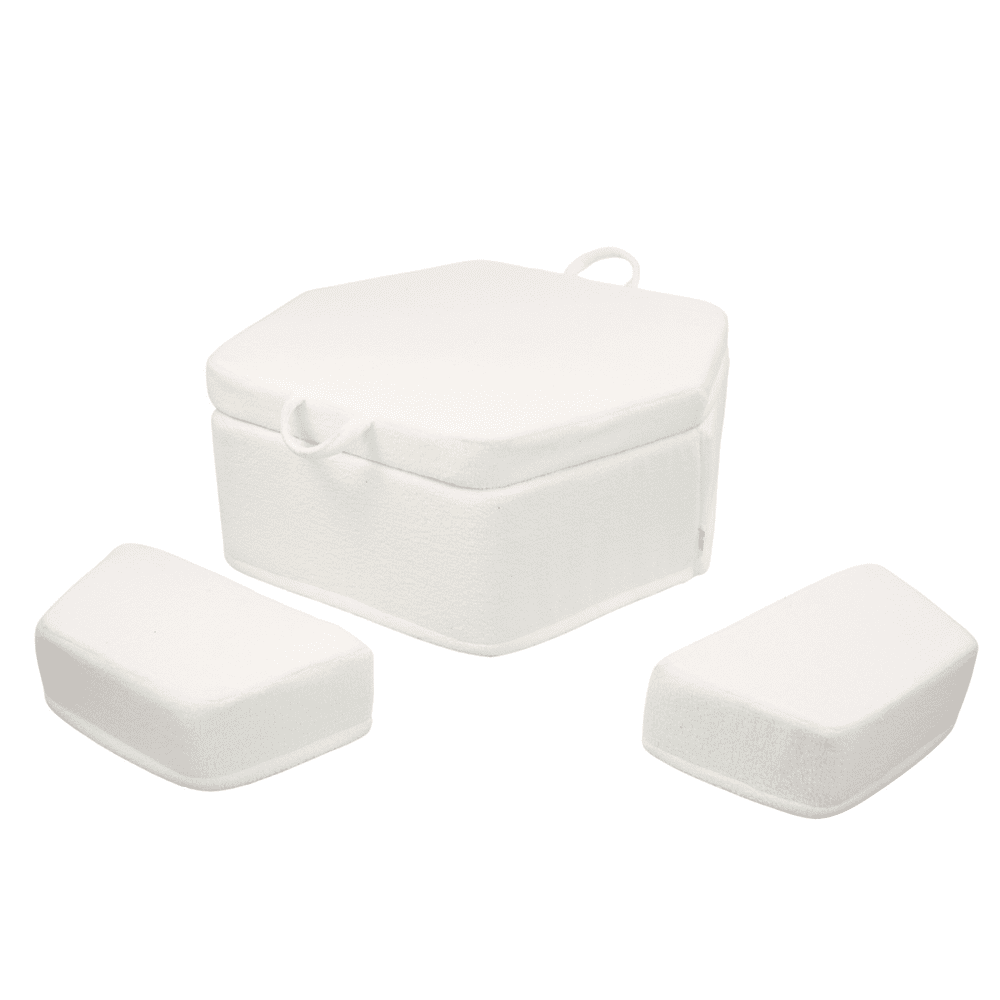 Putplasčio žaidimų aikštelė vaikams su personalizavimu modulinis Montessori rinkinys ėriena šviesiai smėlio spalvos