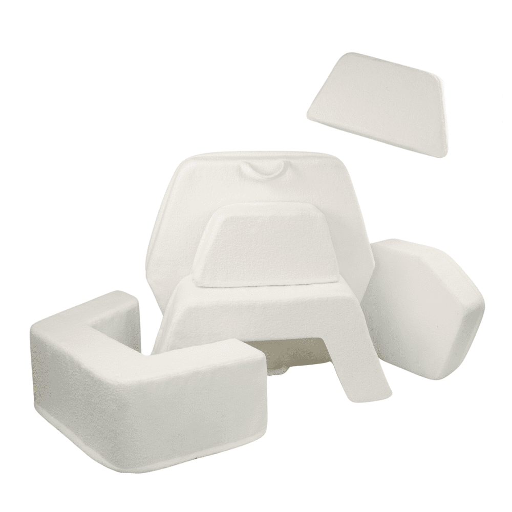 Putplasčio žaidimų aikštelė vaikams su personalizavimu modulinis Montessori rinkinys ėriena šviesiai smėlio spalvos