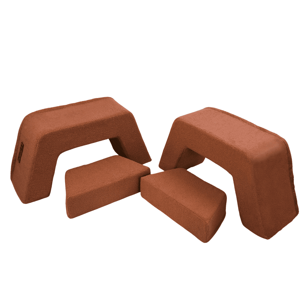 Personalizuota putplasčio žaidimų aikštelė vaikams – modulinis Montessori rinkinys, karamelinis ėriukas. - Image 10