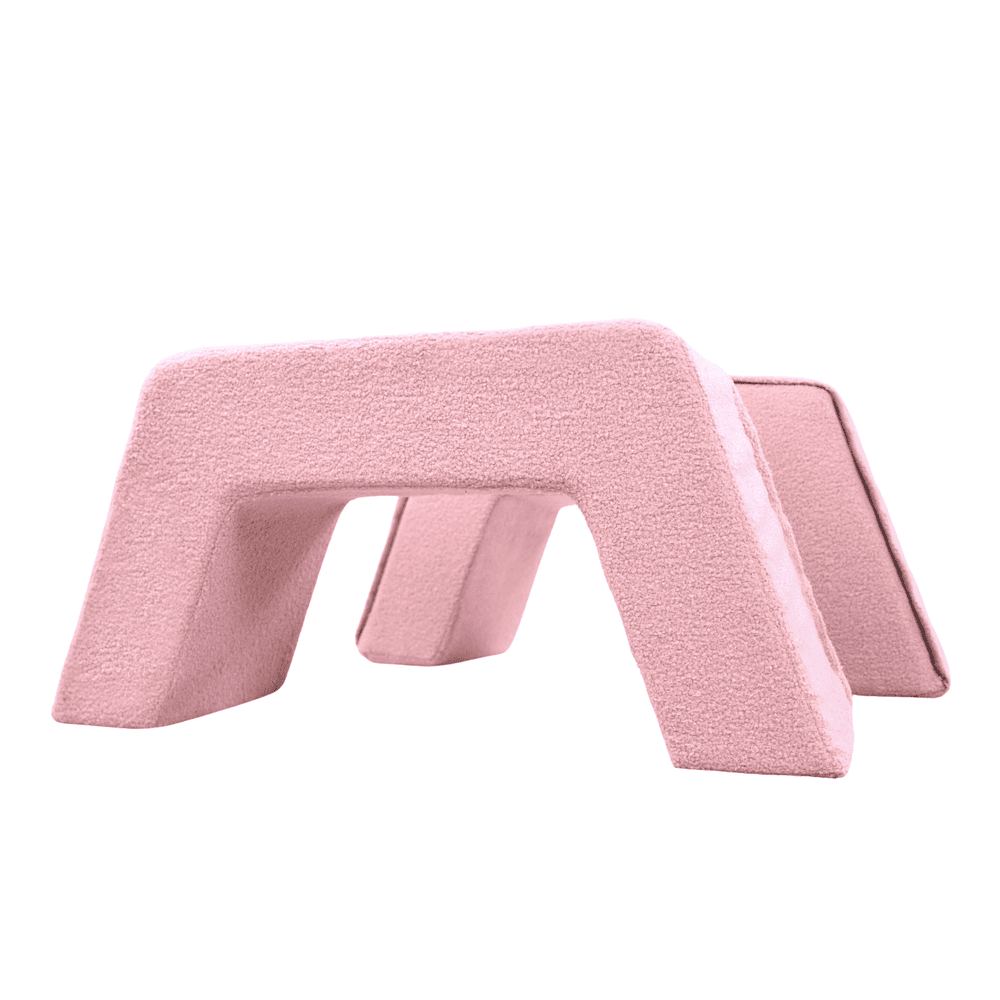 Personalizuota putplasčio žaidimų aikštelė vaikams – modulinis Montessori rinkinys, rožinis ėriukas - Image 6