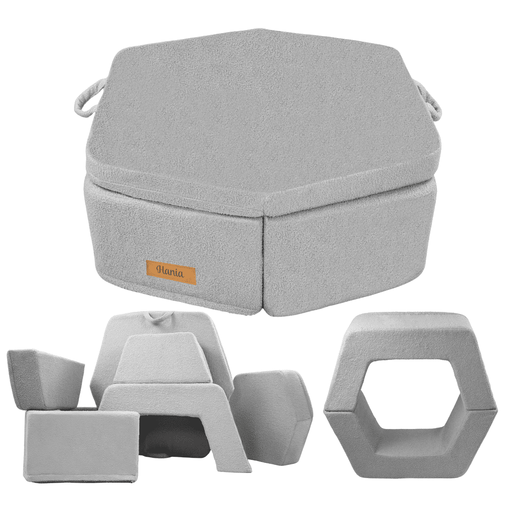 pol pl Piankowy plac zabaw dla dzieci z personalizacja modulowy zestaw Montessori baranek szary 58184 1