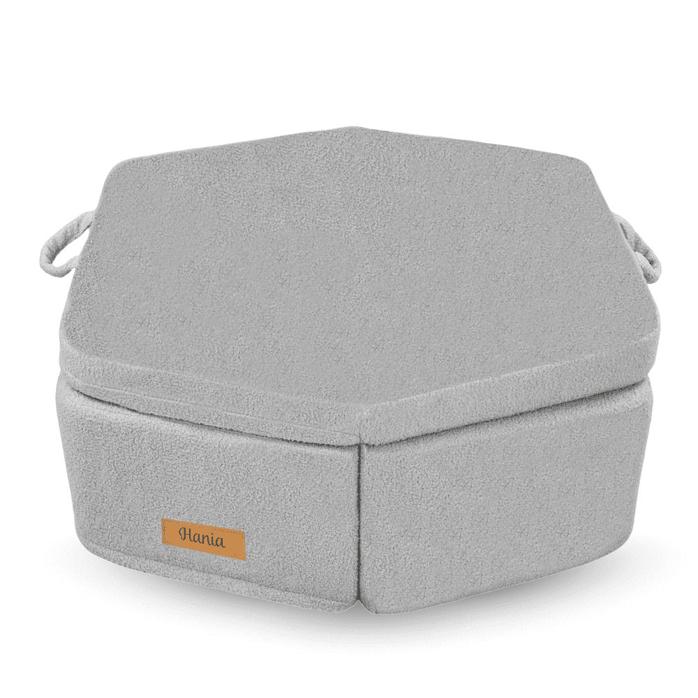 Putplasčio žaidimų aikštelė vaikams su personalizavimu modulinis Montessori rinkinys ėrienos pilka