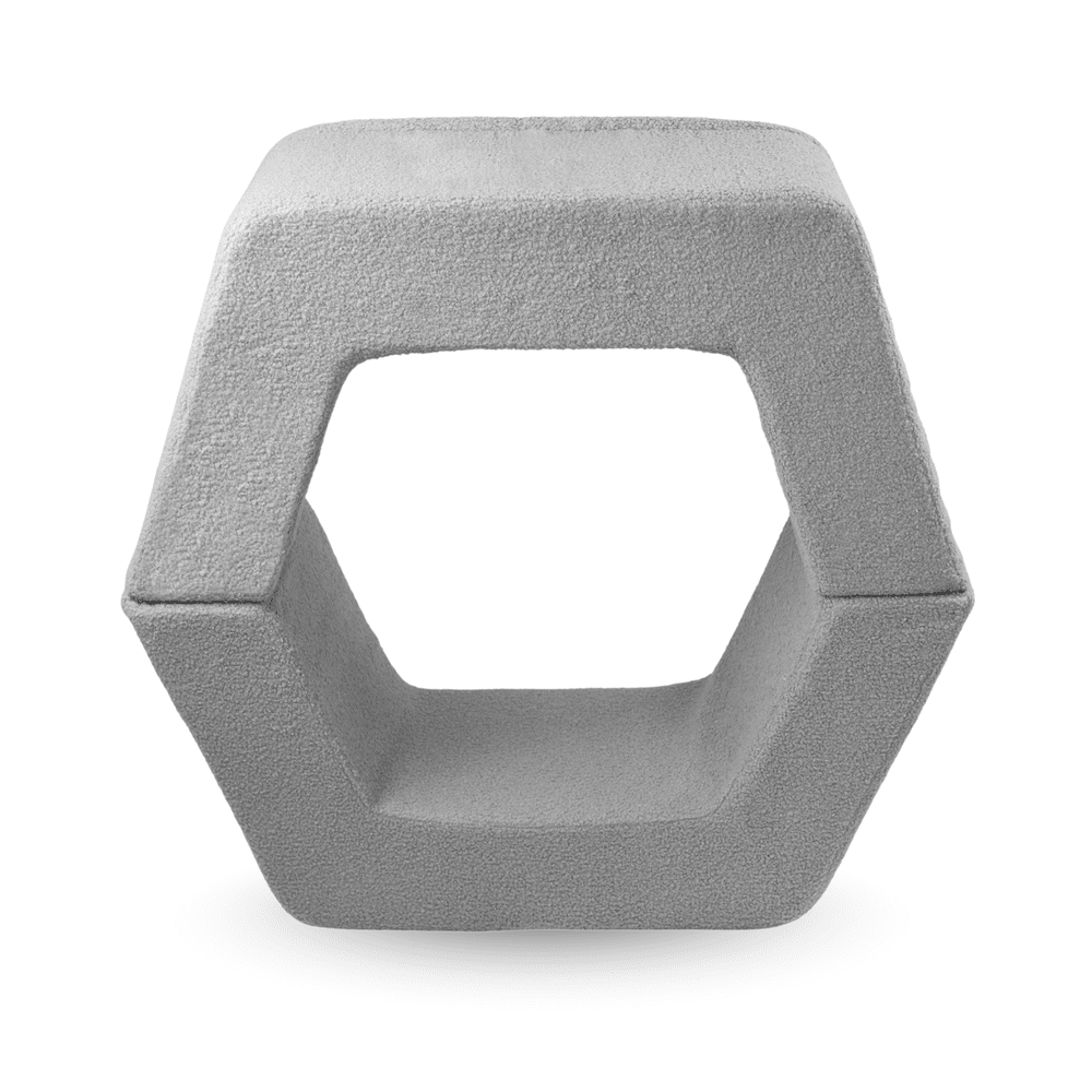 Pritaikoma putplasčio žaidimų aikštelė vaikams - modulinis Montessori rinkinys, pilka ėriena - Image 3