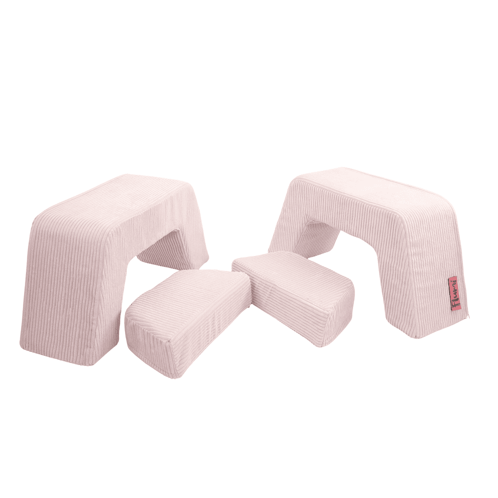 Pritaikoma putplasčio žaidimų aikštelė vaikams - modulinis Montessori rinkinys, šviesiai kreminės spalvos, velvetas - Image 8