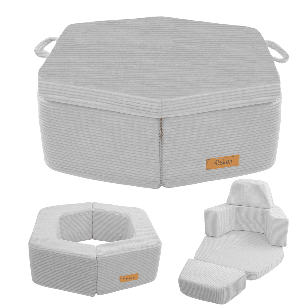 pol pl Piankowy plac zabaw dla dzieci z personalizacja modulowy zestaw Montessori sztruks szary 58185 8