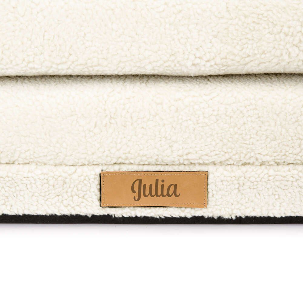 Sulankstoma personalizuota vaikų sofa-putplastis - šviesi ėriena - Image 5