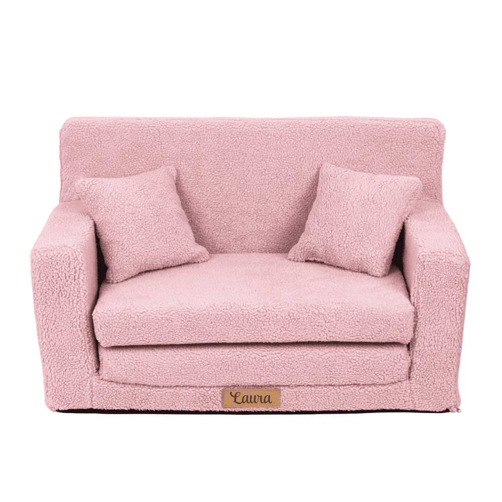 pol pl Rozkladana personalizowana sofa piankowa dziecieca baranek rozowy 58157 5