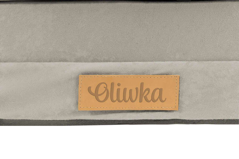 Sulankstoma personalizuota vaikų sofa iš putplasčio, pilkasis elnias