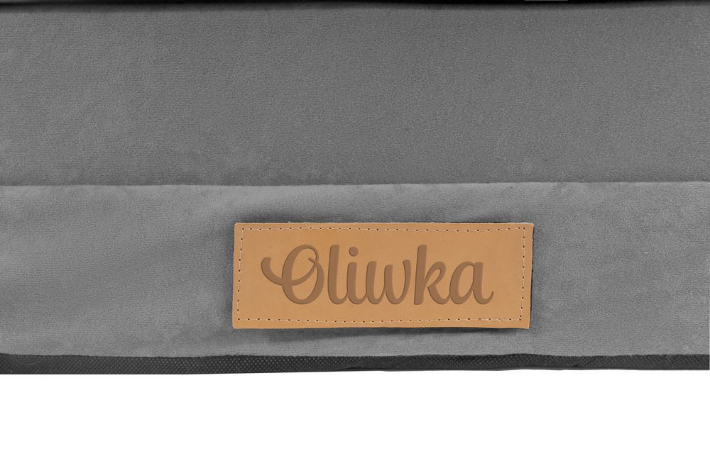 Sulankstoma personalizuota vaikiška putplasčio sofa, pilka + elniai - Image 3