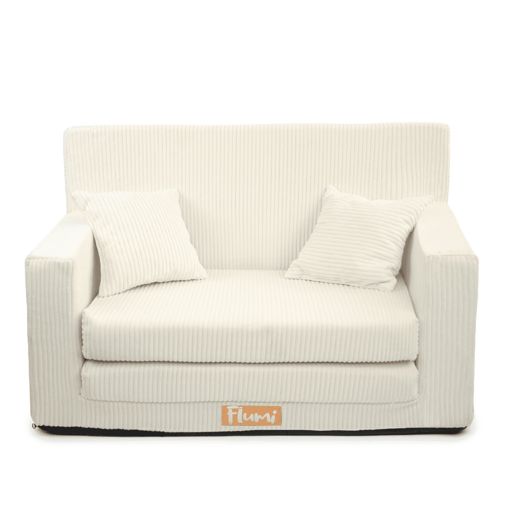 Sulankstoma personalizuota vaikiška putplasčio sofa be velveto