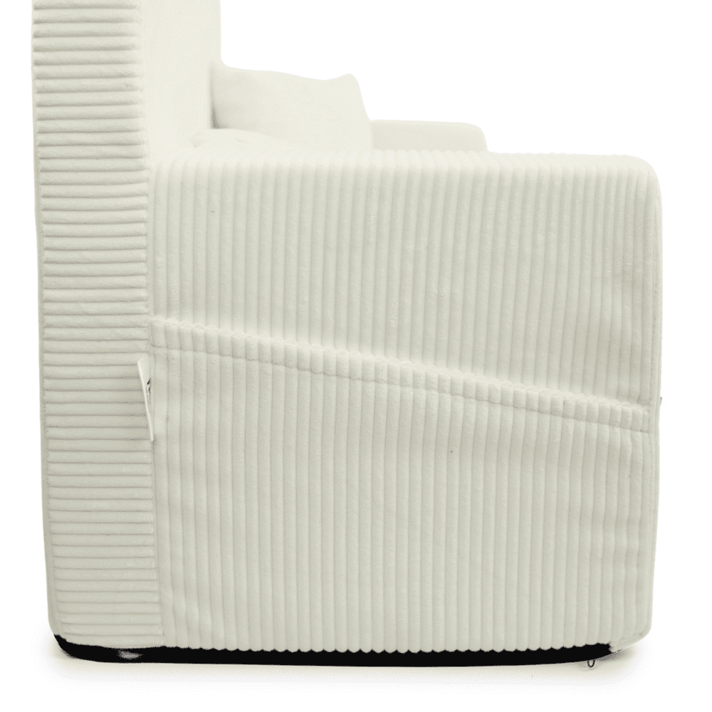 Sulankstoma personalizuota vaikiška putplasčio sofa be velveto