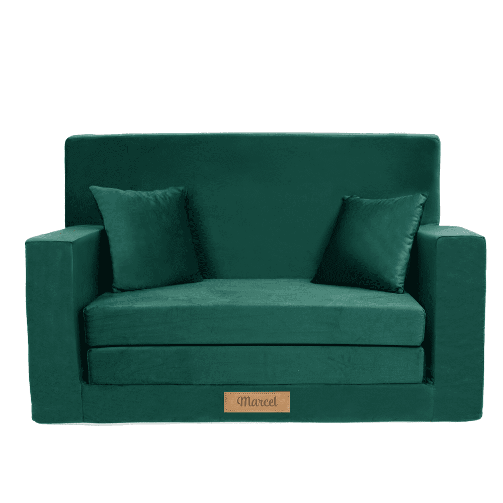 pol pl Rozkladana sofa piankowa dziecieca ZIELONA 56904 2