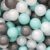 200 kamuoliukų rinkinys kamuoliukų baseinui, mėtinės, tamsiai pilkos, perlinės spalvos, 3 vnt.